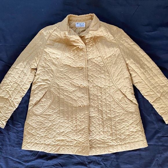 Vintage Mustard Coat Jacket - Picture 4 of 10